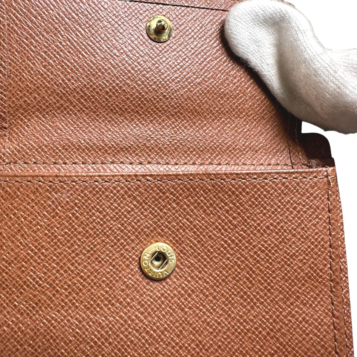 LOUIS VUITTON Bifold Wallet M60026 Monogram canvas Brown Bifold Wallet Monogram Portefeuille Florin unisex(Unisex)  d