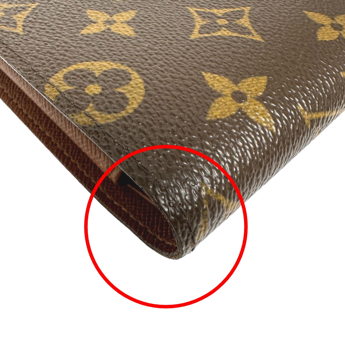 LOUIS VUITTON Bifold Wallet M60026 Monogram canvas Brown Bifold Wallet Monogram Portefeuille Florin unisex(Unisex)  d