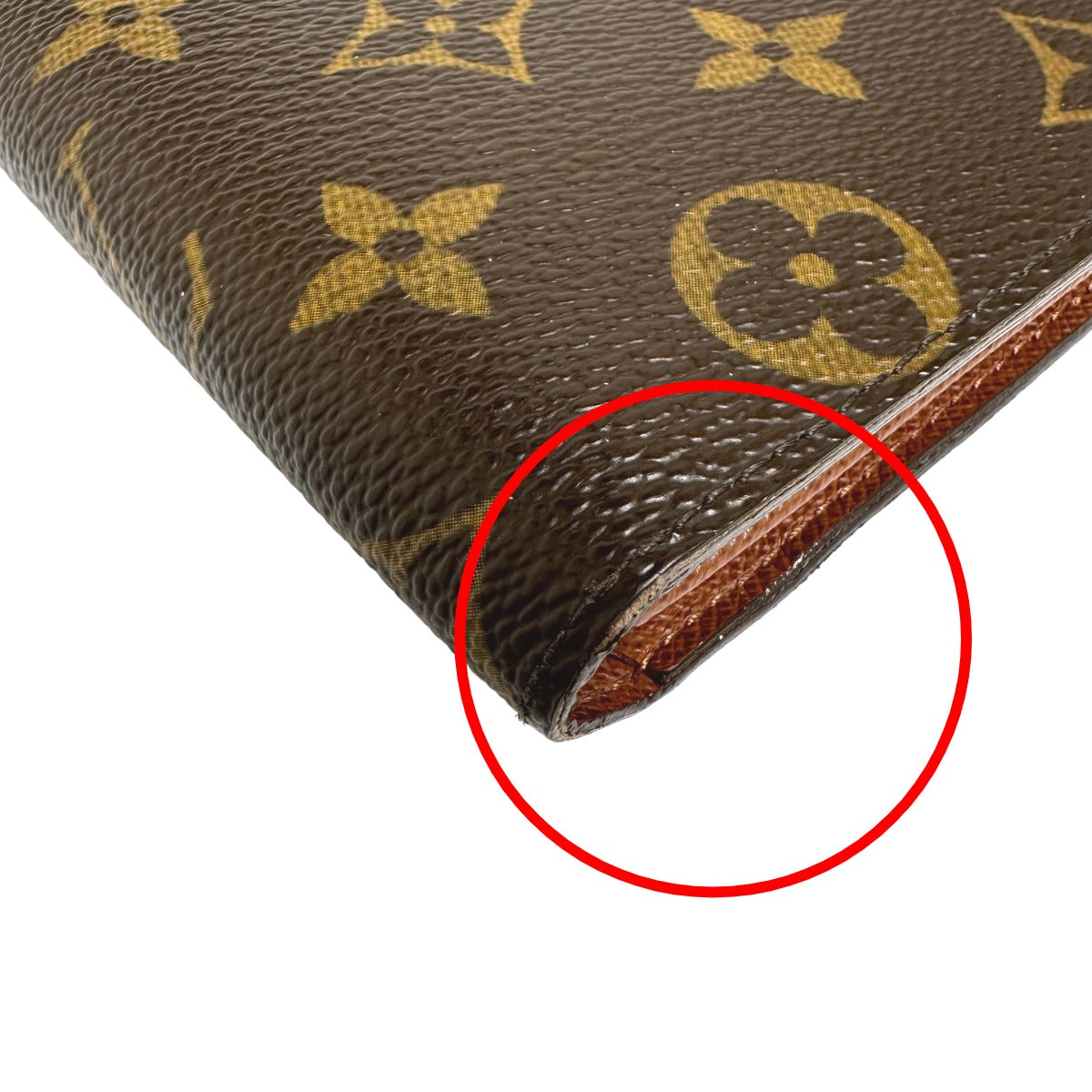 LOUIS VUITTON Bifold Wallet M60026 Monogram canvas Brown Bifold Wallet Monogram Portefeuille Florin unisex(Unisex)  d
