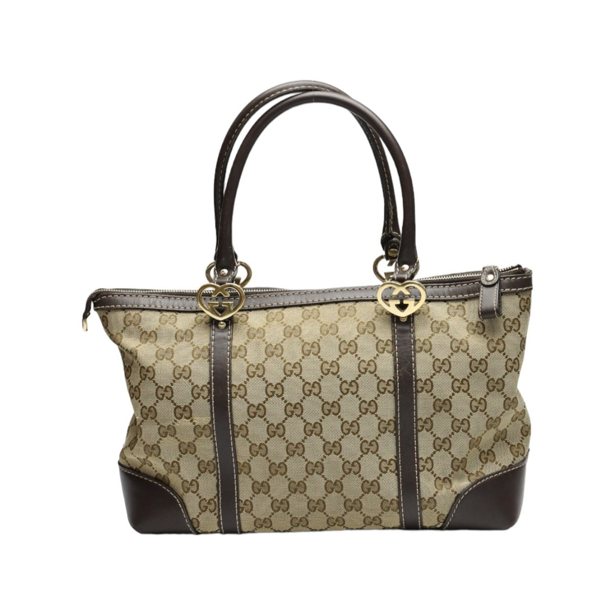 GUCCI Tote Bag 257069 GG canvas beige Handbag GG pattern canvas unisex(Unisex)