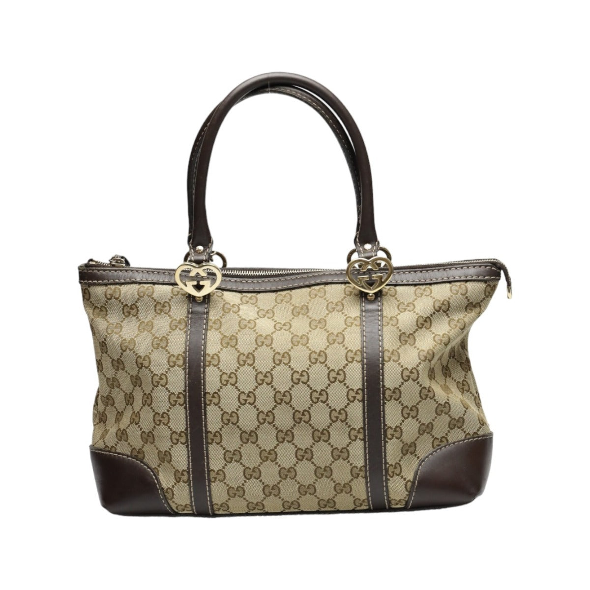GUCCI Tote Bag 257069 GG canvas beige Handbag GG pattern canvas unisex(Unisex)