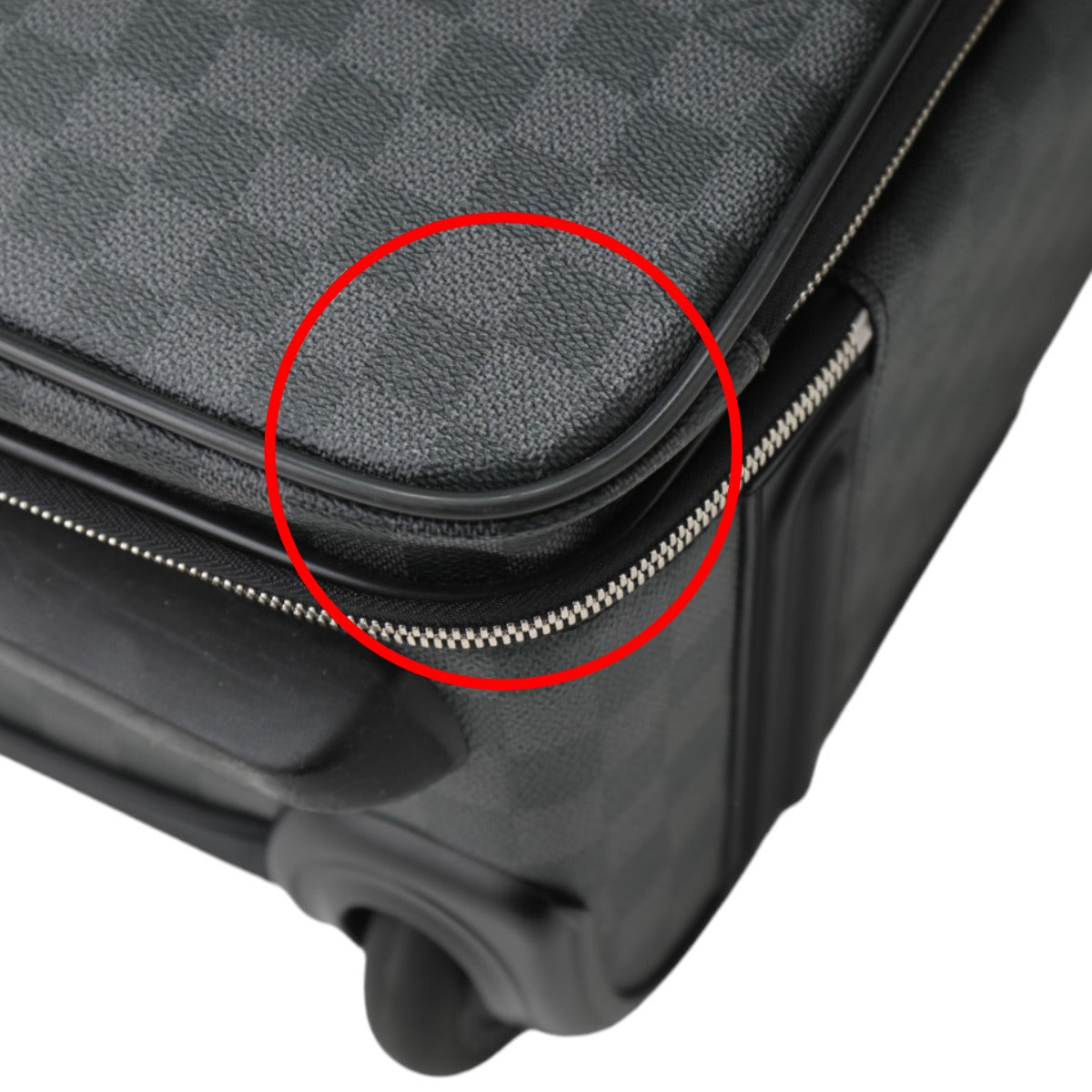 LOUIS VUITTON Carry Bag N23300 Damier Grafitto Canvas gray Travel bag on casters Damier Pegas 55 unisex(Unisex)  d