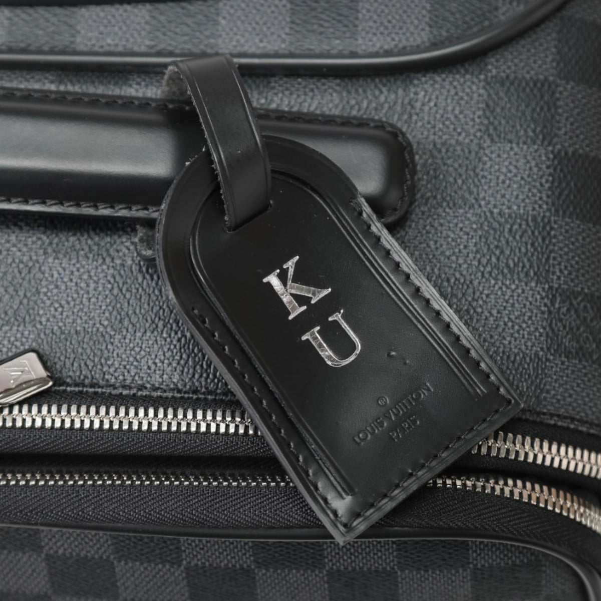 LOUIS VUITTON Carry Bag N23300 Damier Grafitto Canvas gray Travel bag on casters Damier Pegas 55 unisex(Unisex)  d
