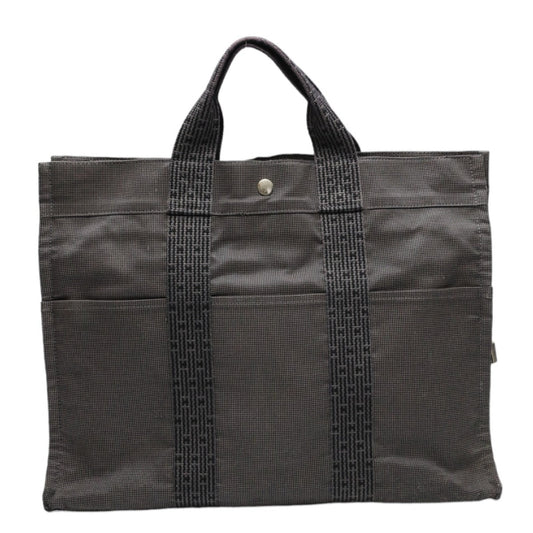 HERMES Tote Bag canvas gray Tote Bag Fool ToeMM Her Line mens(Unisex)  d