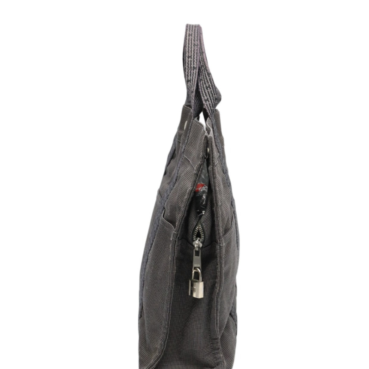 HERMES Tote Bag canvas gray Tote Bag Fool ToeMM Her Line mens(Unisex)  d