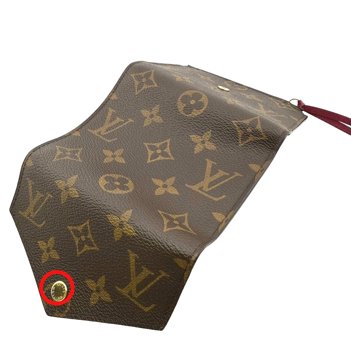 LOUIS VUITTON Coin case M41938 Monogram canvas Fuchsia Coin purse with Card Case Monogram Portefeuille Victorine Women  d