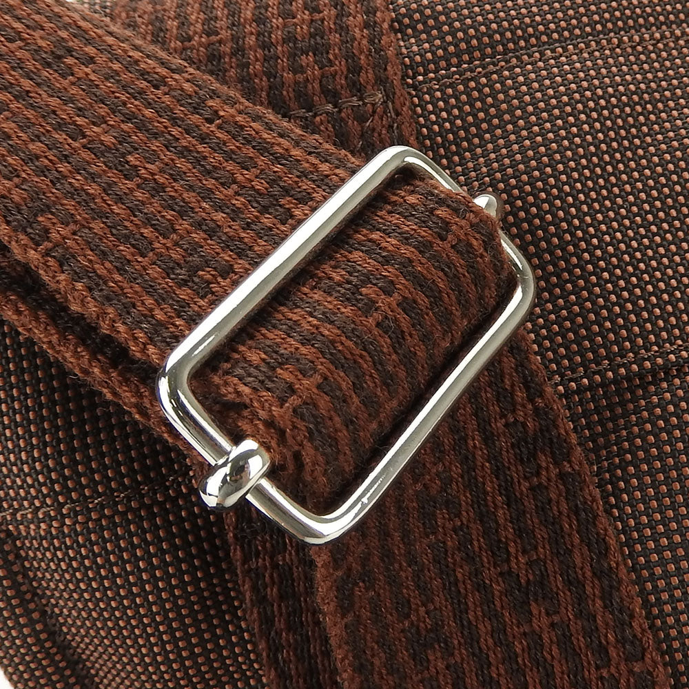 HERMES Shoulder Bag canvas Brown Her Line Bassus PM unisex(Unisex)  d