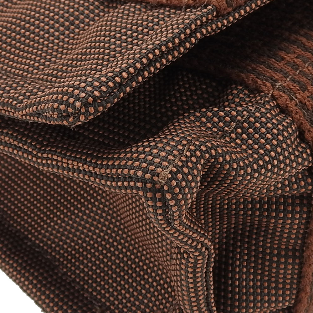 HERMES Shoulder Bag canvas Brown Her Line Bassus PM unisex(Unisex)  d