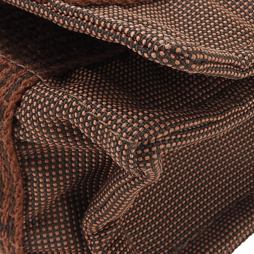 HERMES Shoulder Bag canvas Brown Her Line Bassus PM unisex(Unisex)  d