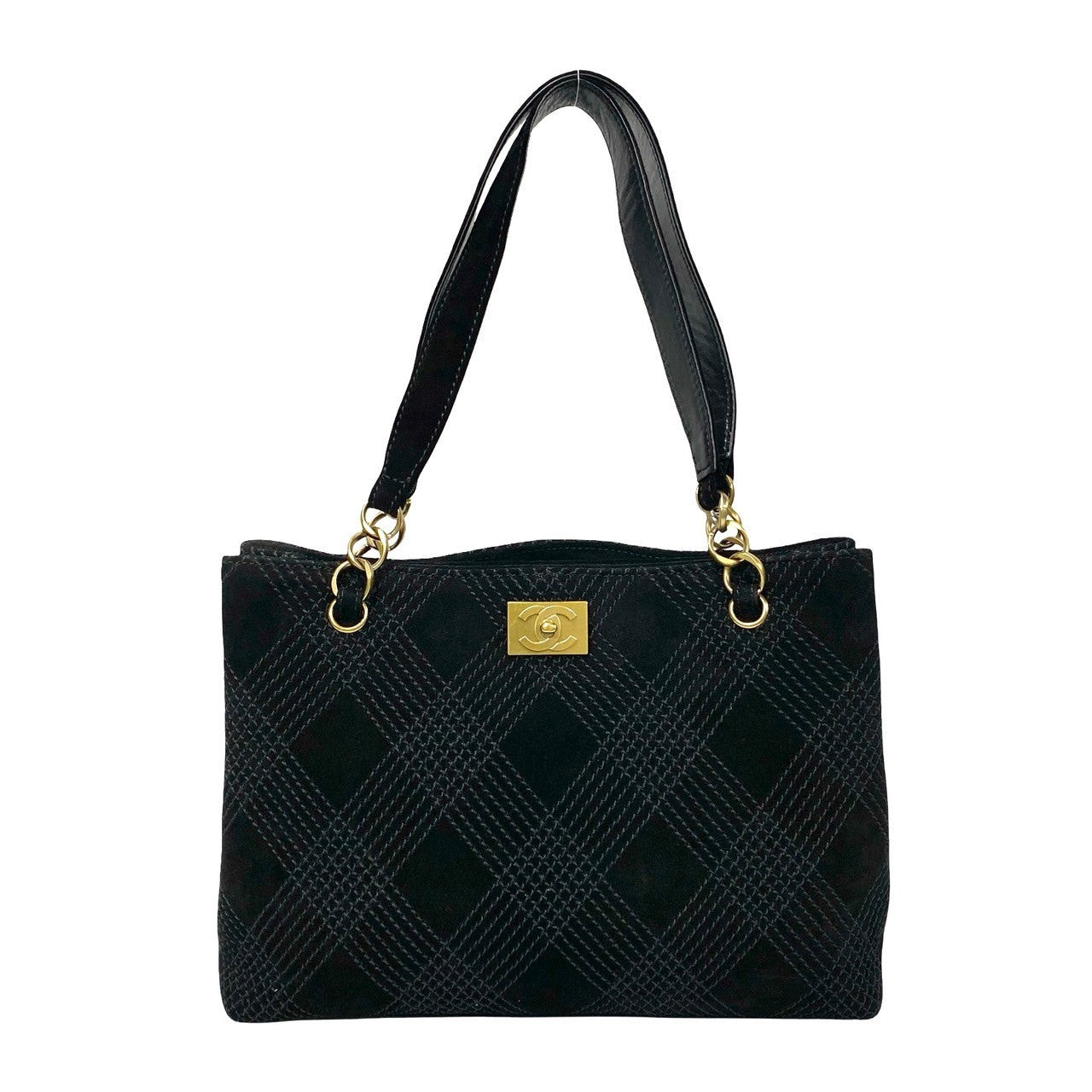 Chanel Suede Tote Bag