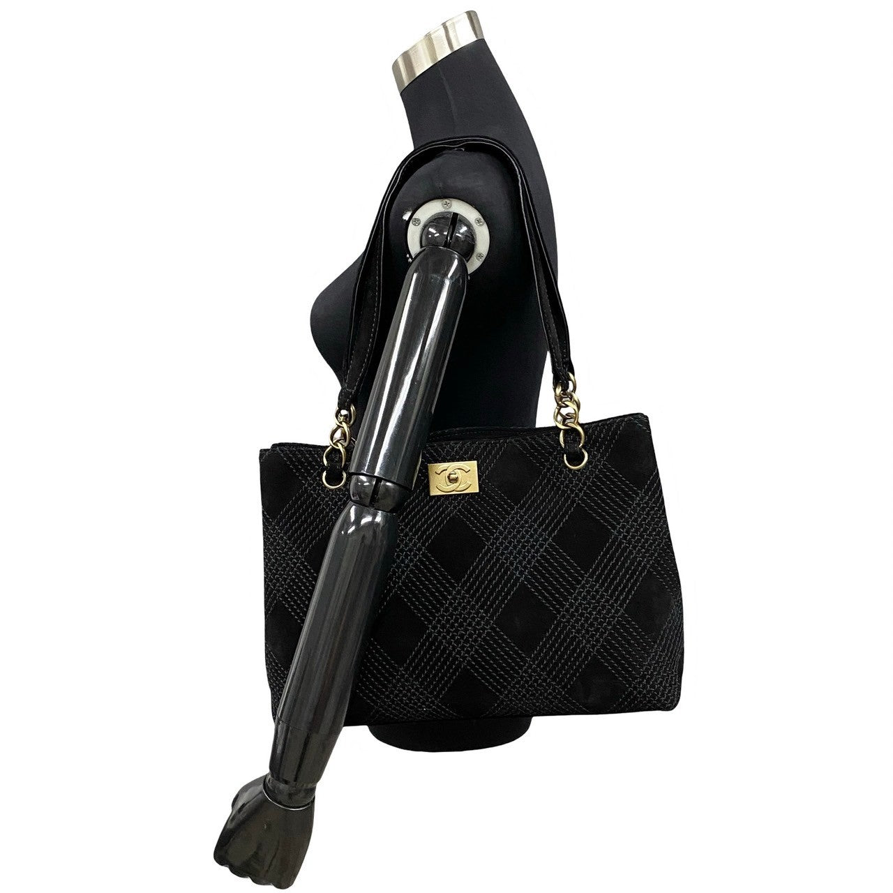 Chanel Suede Tote Bag