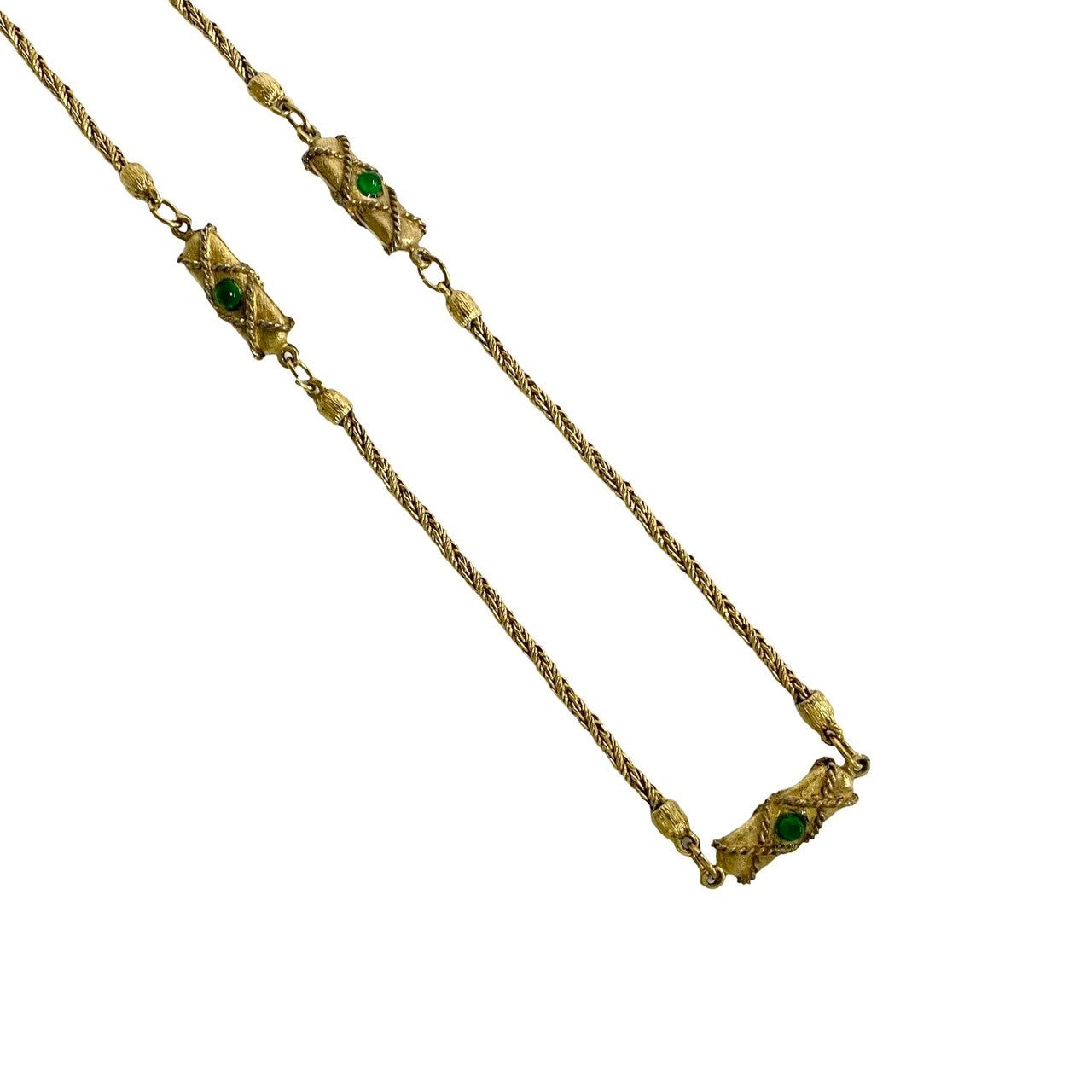 CHANEL Necklace Gold Plated, Color Stone gold Women