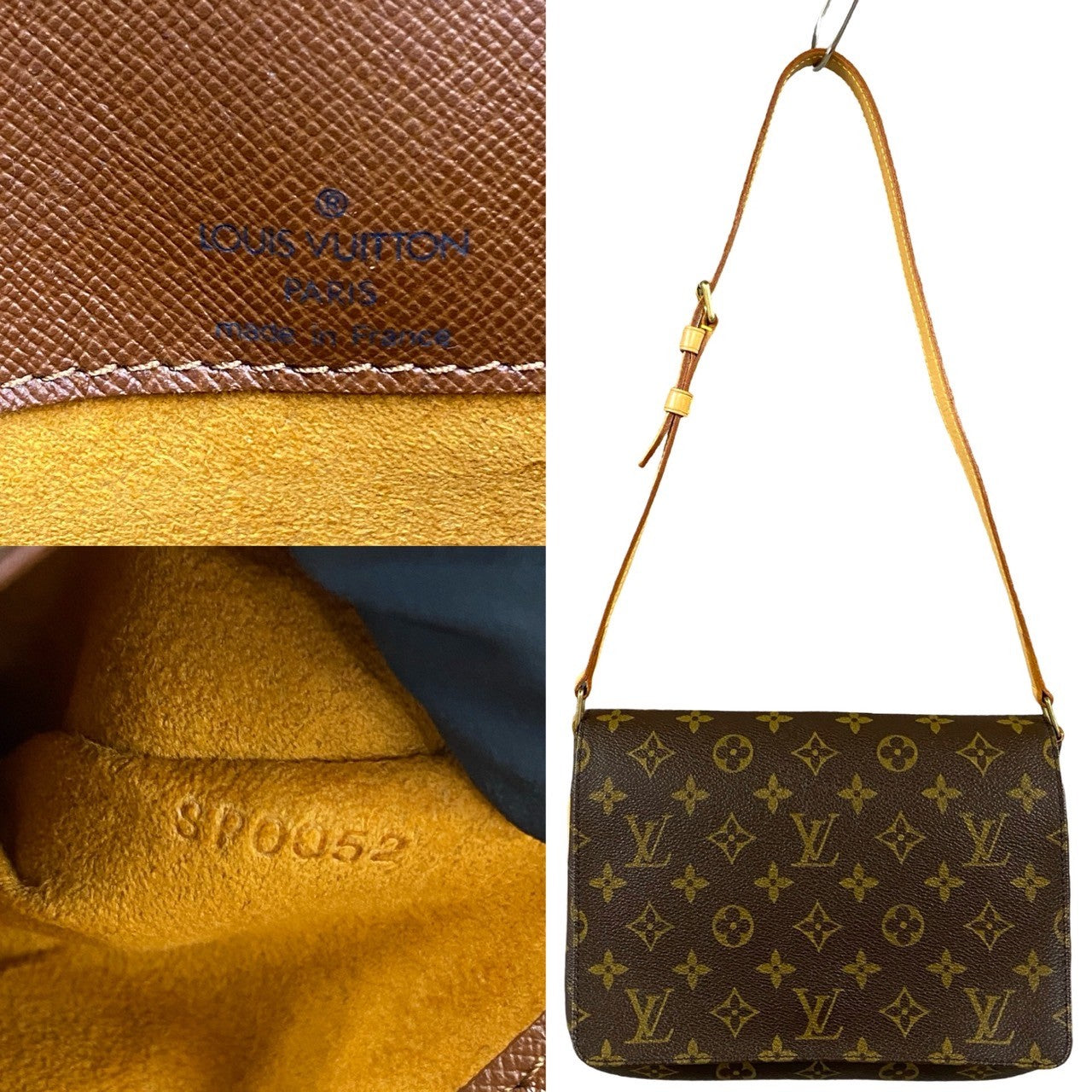 LOUIS VUITTON Shoulder Bag M51388 Leather, PVC Brown Monogram M tte Tango Long mens(Unisex)