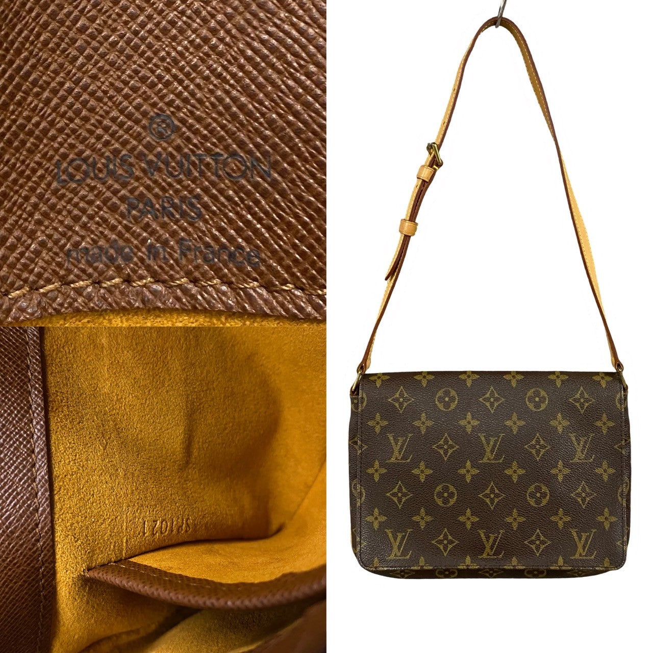 LOUIS VUITTON Shoulder Bag M51257 Leather, PVC Brown Monogram M tte tango mens(Unisex)