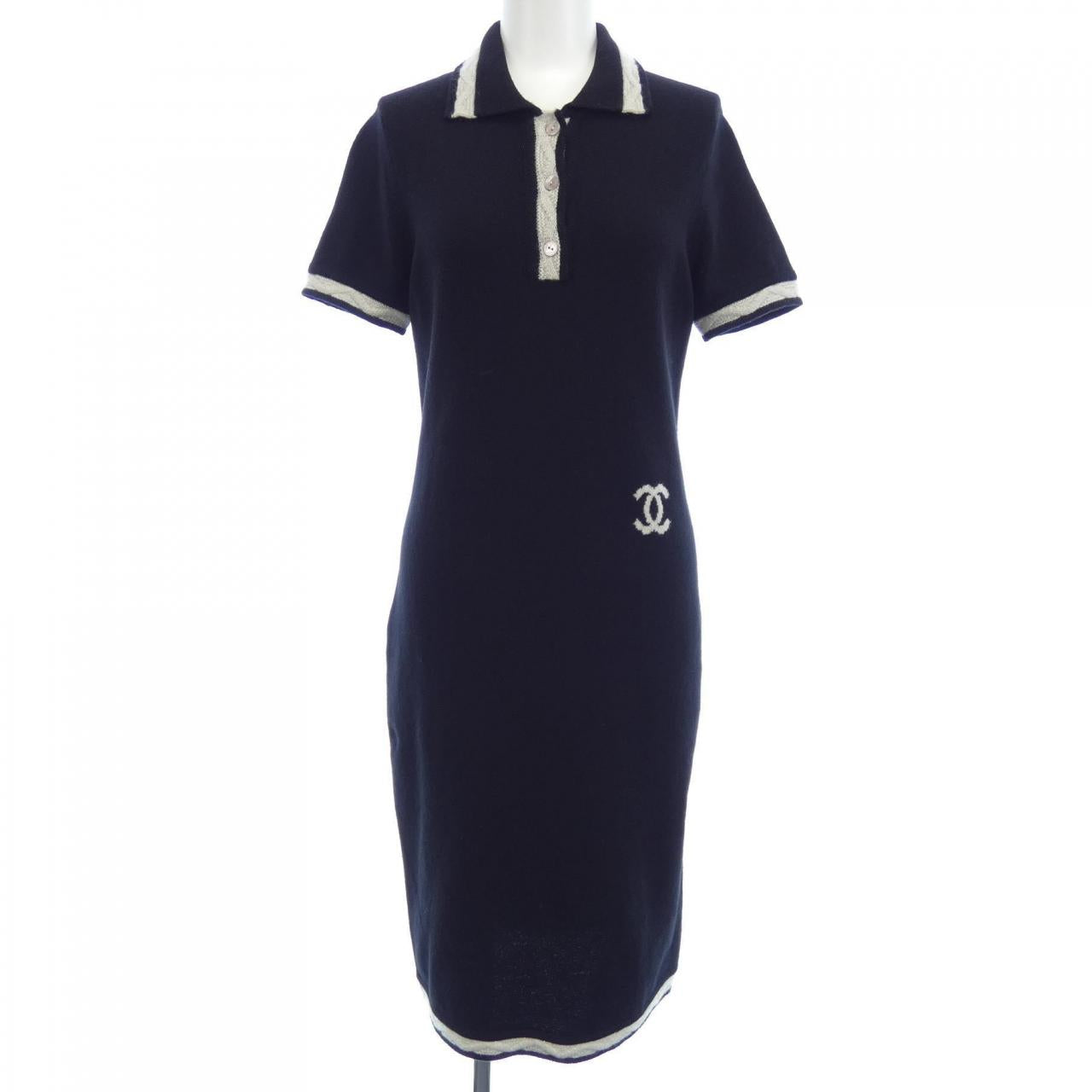 Chanel P24393V01664 Cashmere Dress
