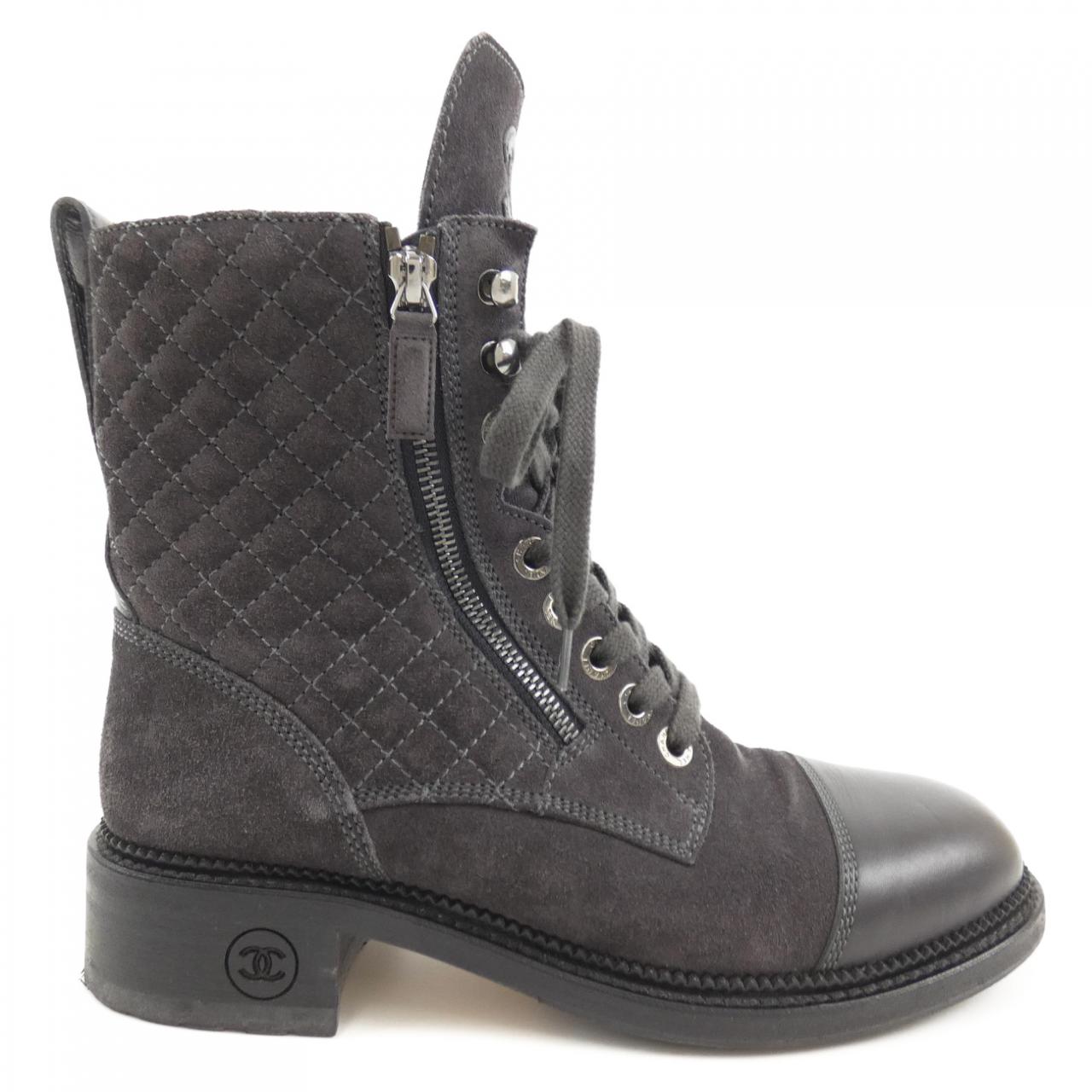Chanel G33769Y53122 Suede Calfskin Boots