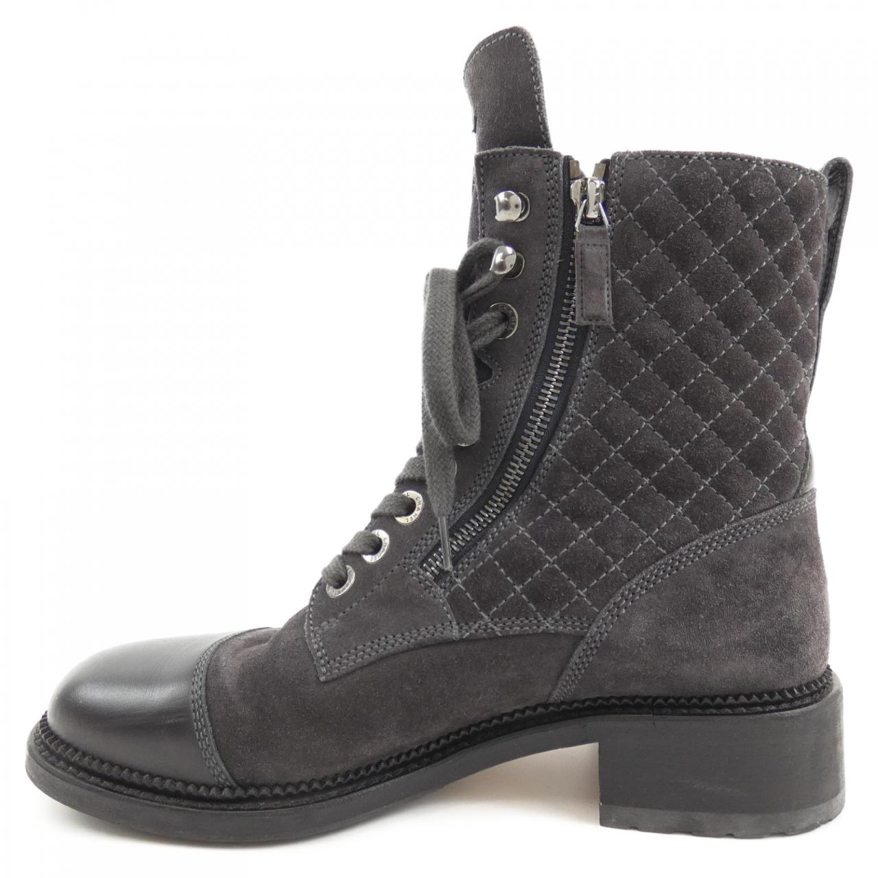 Chanel G33769Y53122 Suede Calfskin Boots