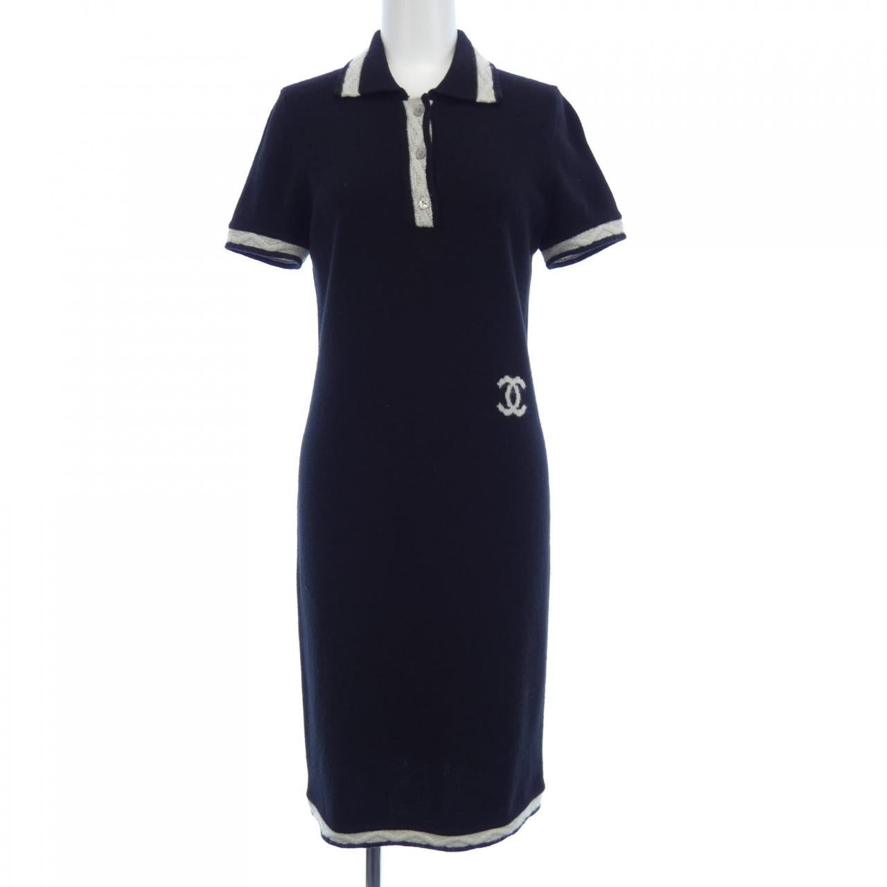 Chanel P24393V01664 Cashmere Dress