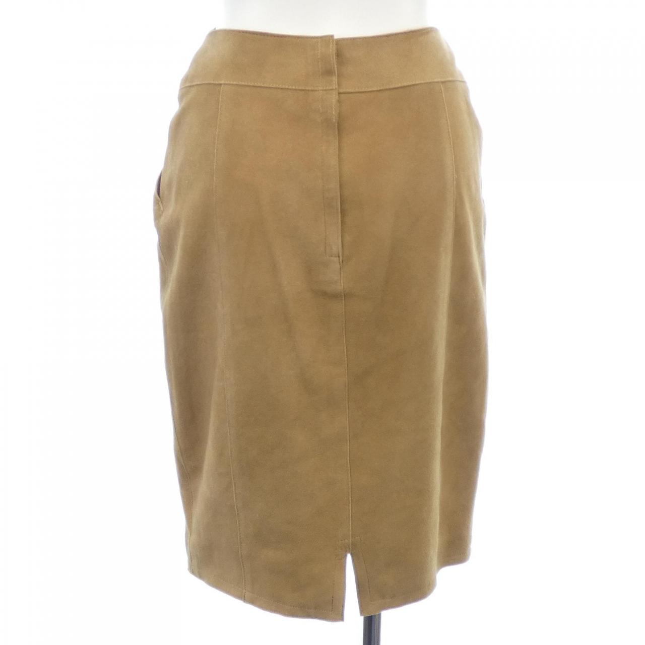 Chanel Leather Skirt