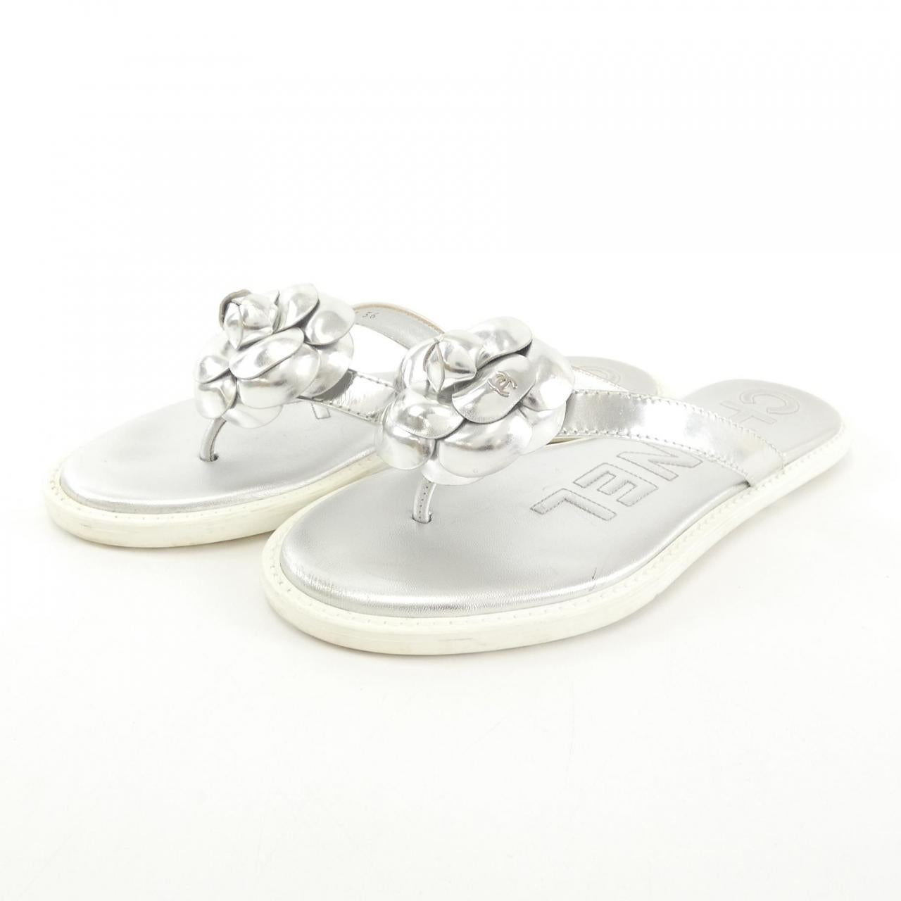 Chanel G31577X50299 IRI Patented Calf Sandals