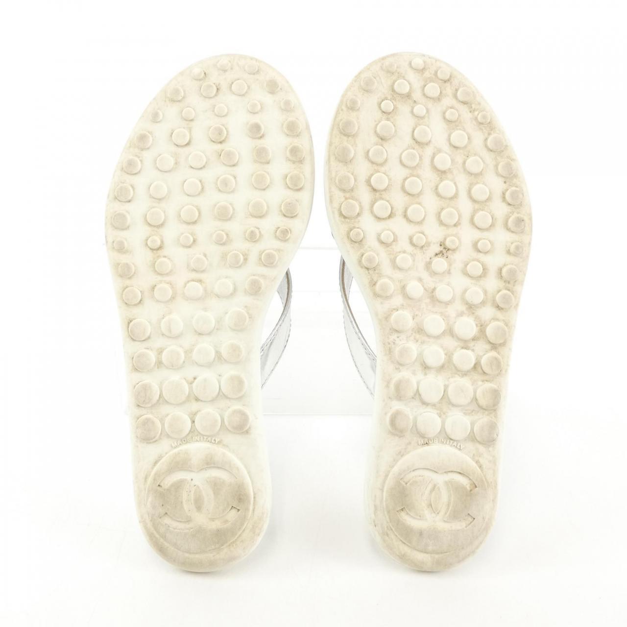 Chanel G31577X50299 IRI Patented Calf Sandals