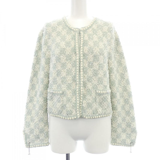 Chanel P75029K10754 Cashmere Blend Collarless Jacket
