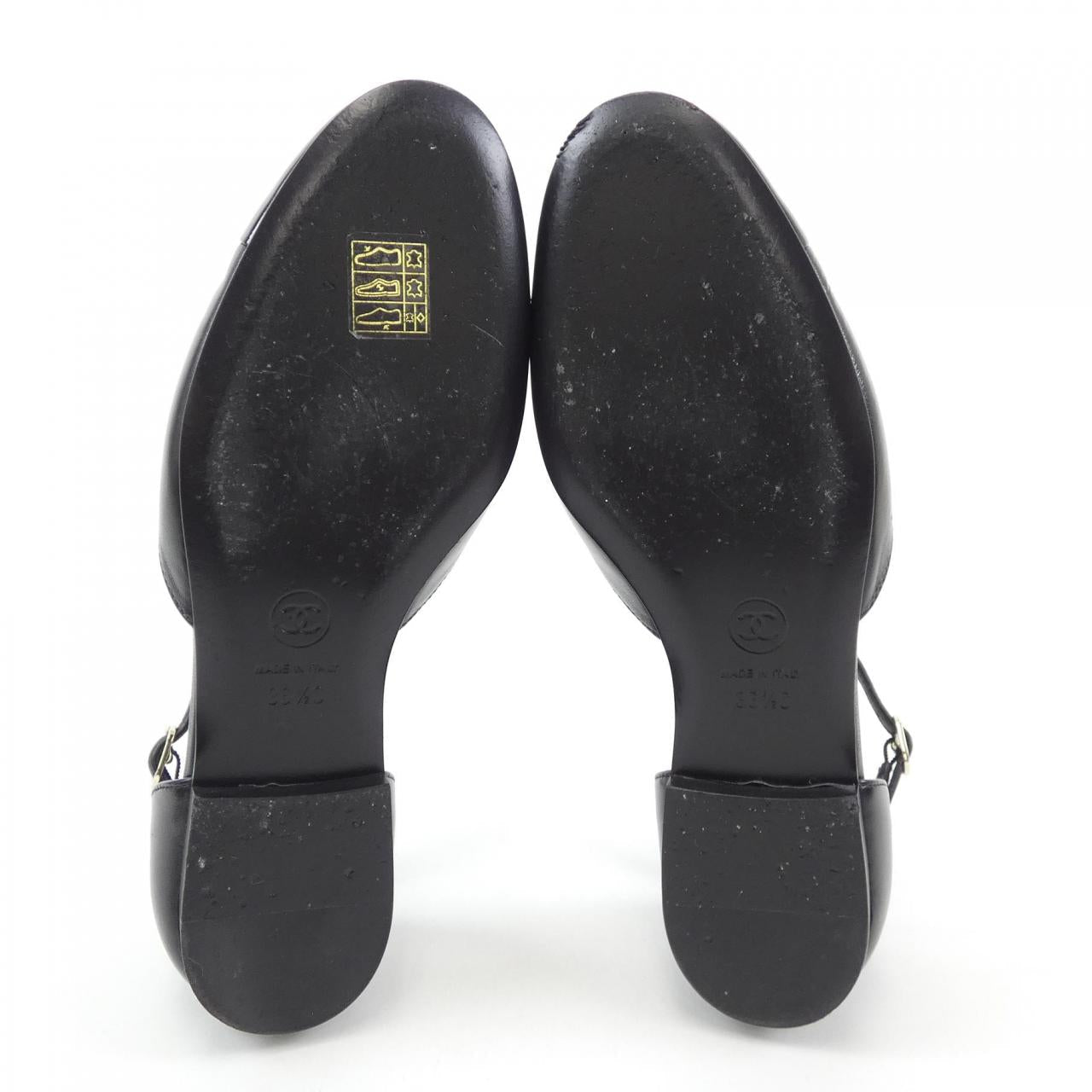 Chanel G45497B15866 Lambskin Patent Calfskin Shoes