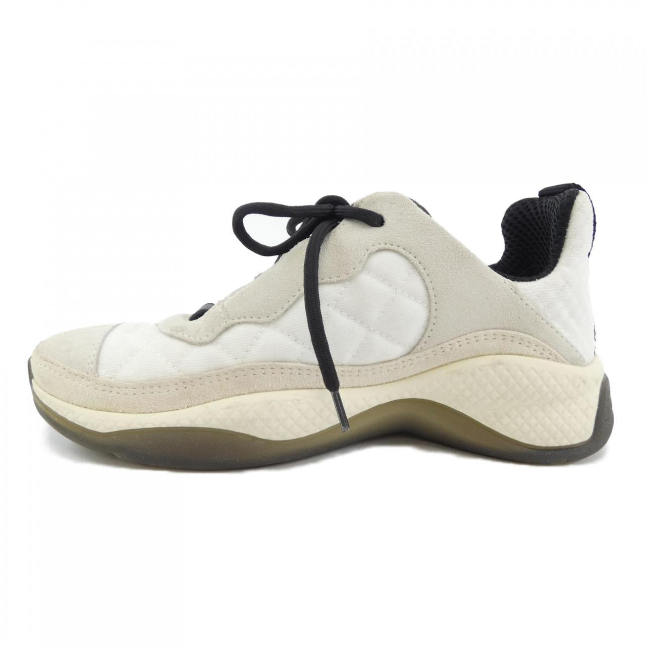 Chanel G38290Y55656 Mesh Suede Sneakers