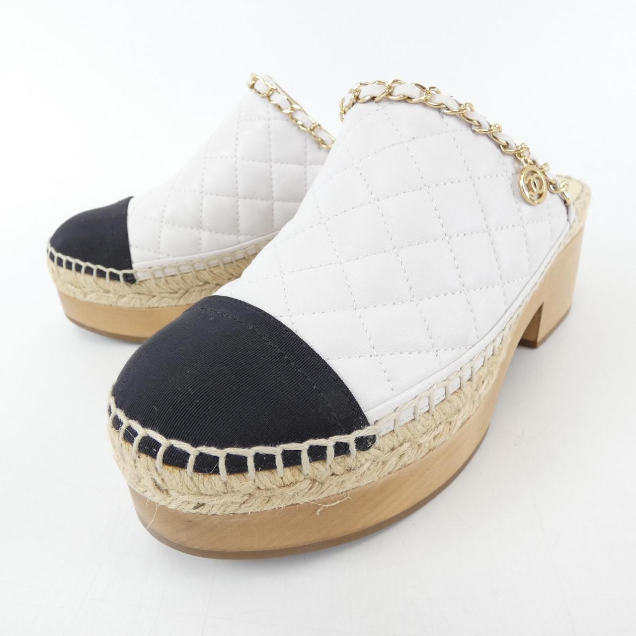 Chanel G33754Y50387 Lambskin Sandals