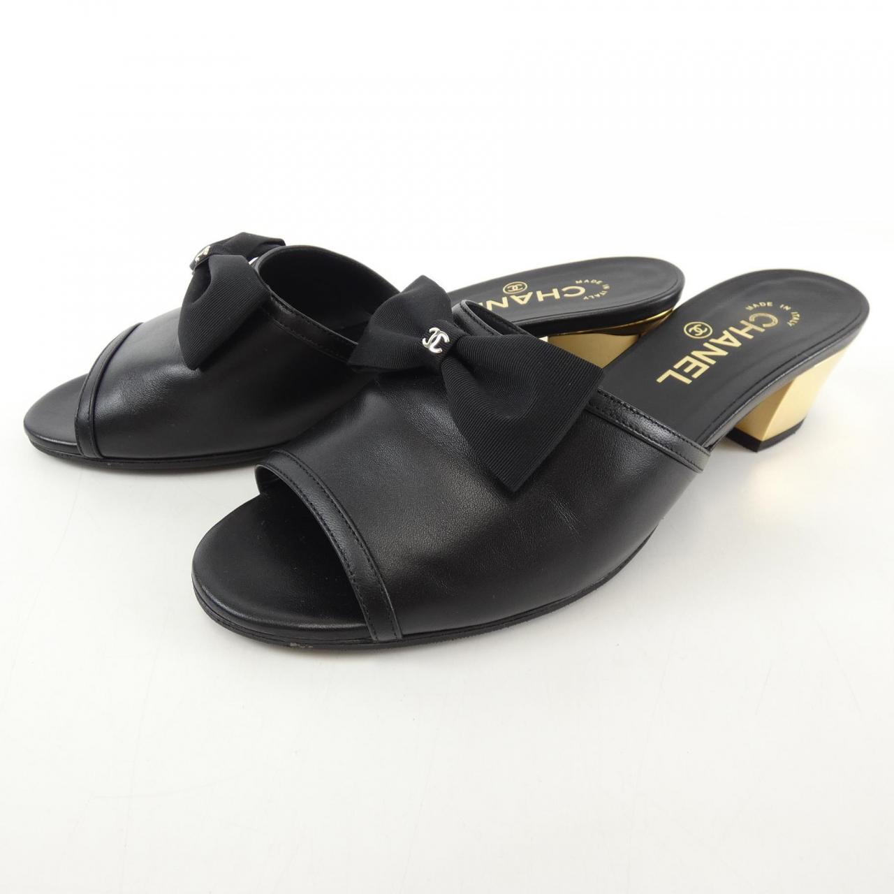 Chanel G45691B16597 Lambskin Sandals