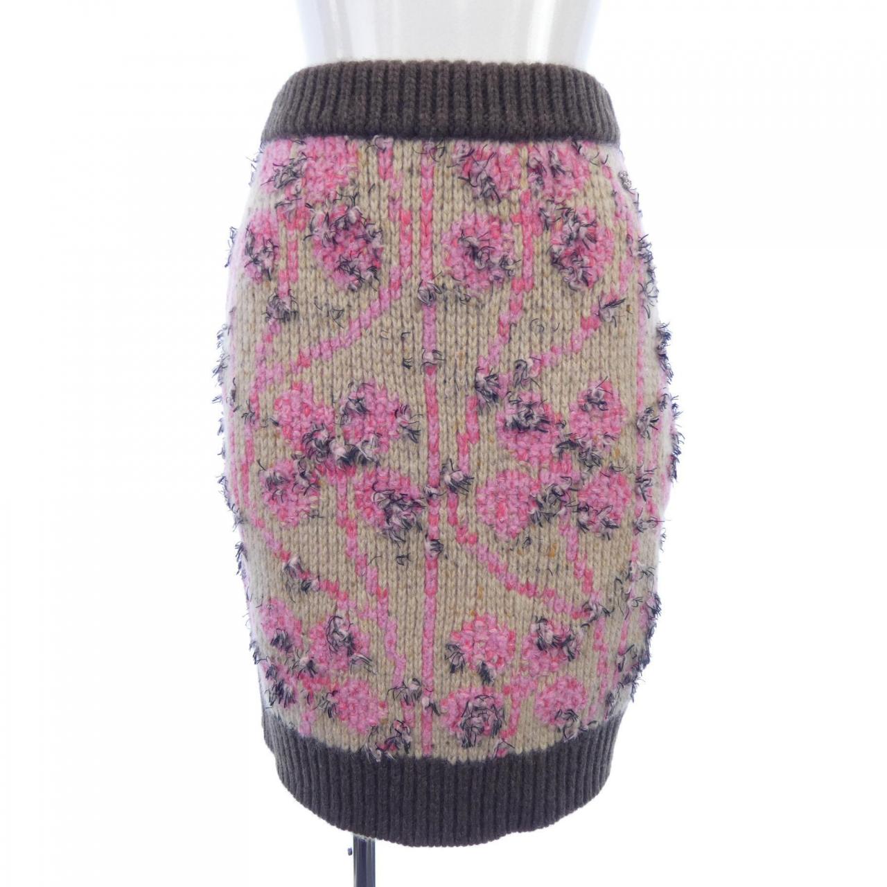 Chanel Cashmere Skirt