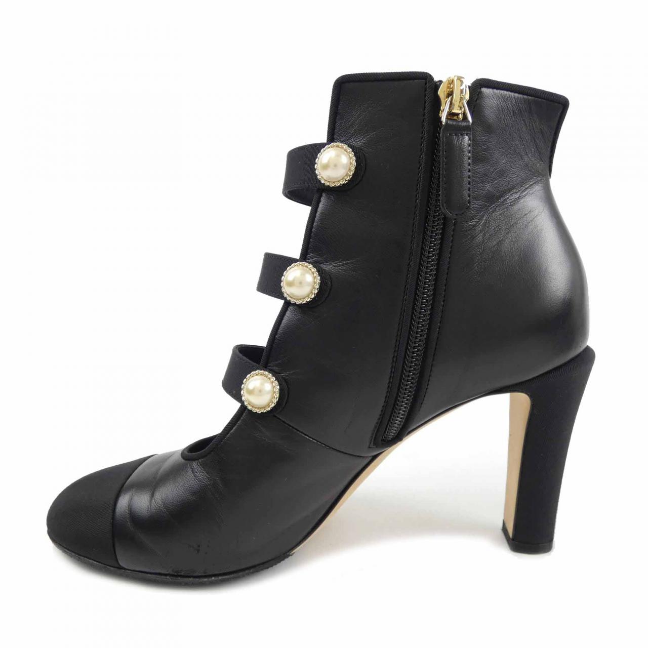 Chanel G32924Y50387 Lambskin Boots