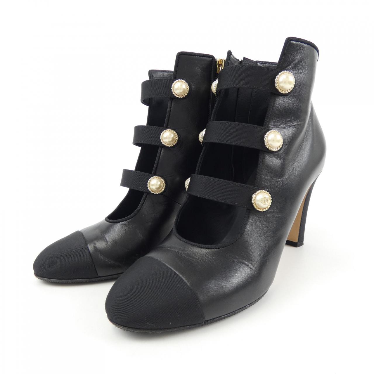 Chanel G32924Y50387 Lambskin Boots