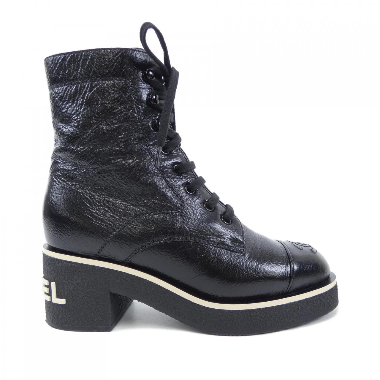 Chanel Shiny Lambskin Boots