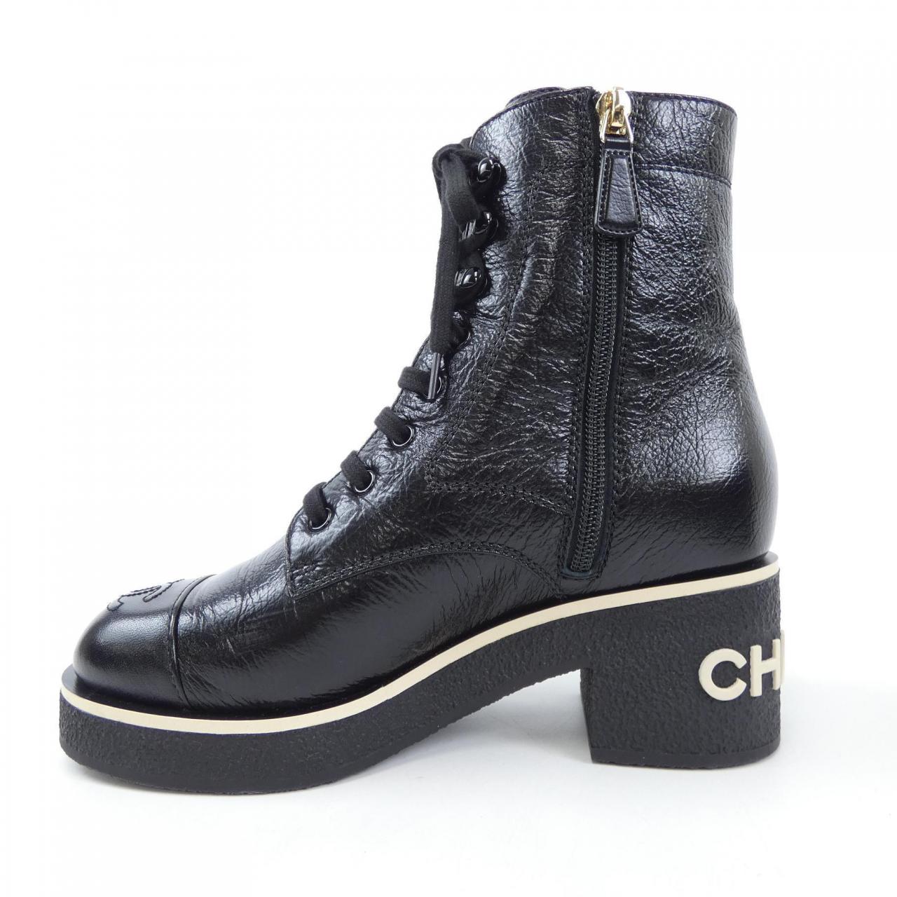 Chanel Shiny Lambskin Boots