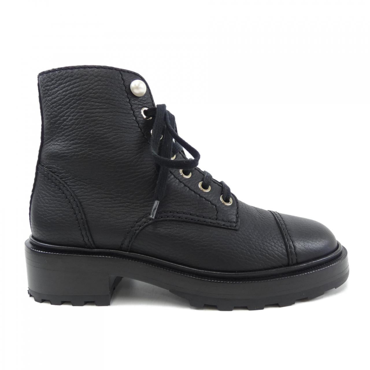 Chanel G35154Y53930 Lambskin Calfskin Boots