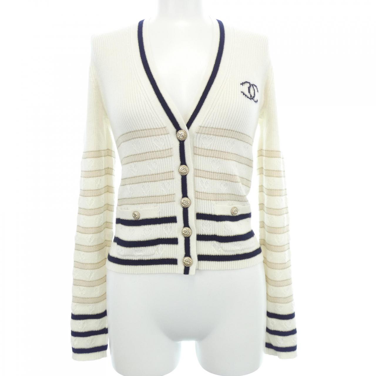 Chanel P73506K10522 22B Cashmere Cardigan