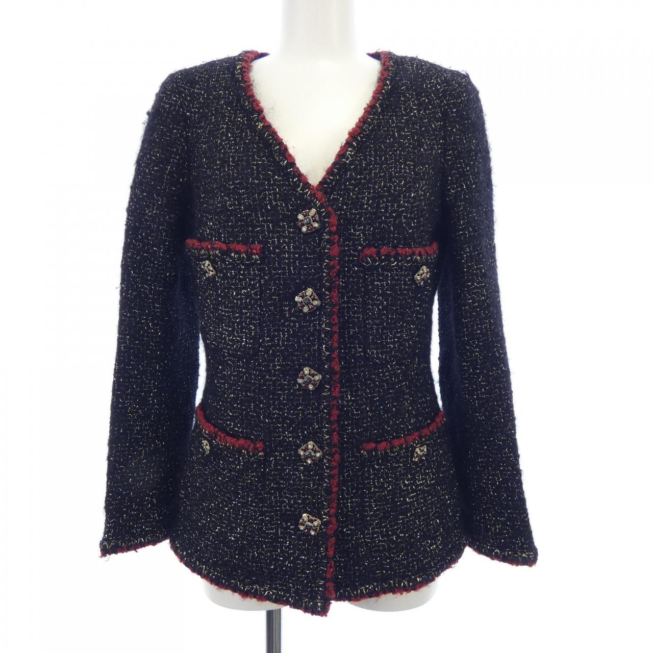 Chanel P42343V30537 Collarless Jacket Jacket
