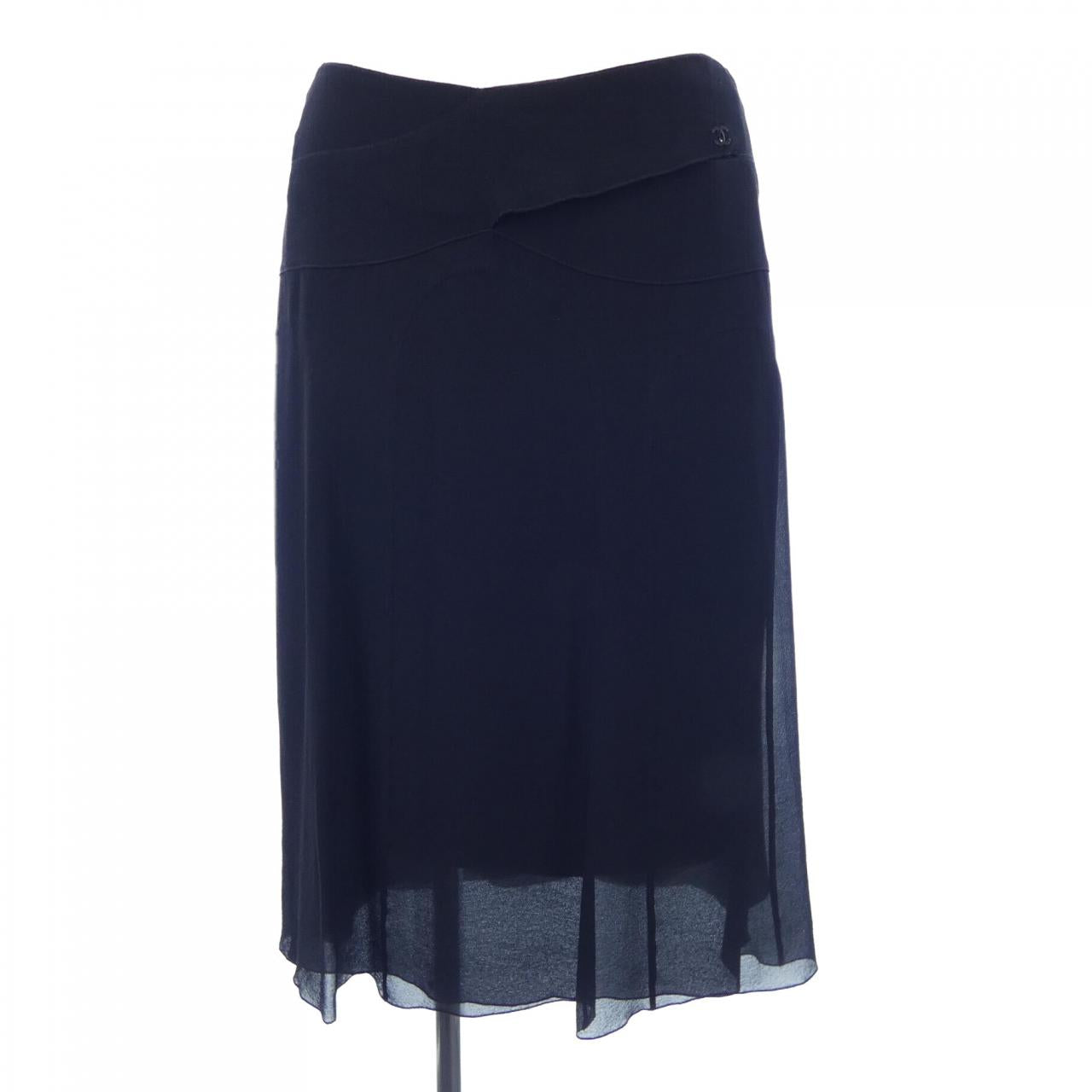 Chanel Silk Skirt