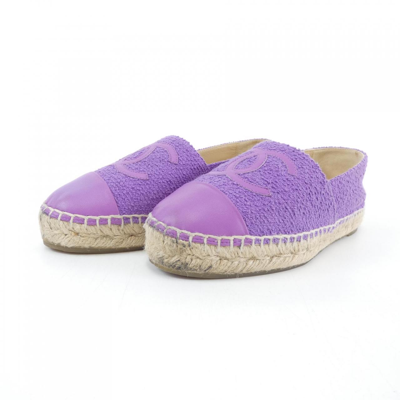 Chanel G29762Y53547 Tweed Lambskin Shoes