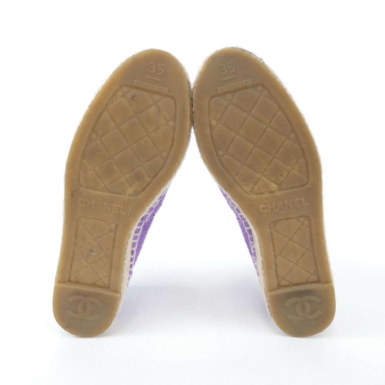 Chanel G29762Y53547 Tweed Lambskin Shoes