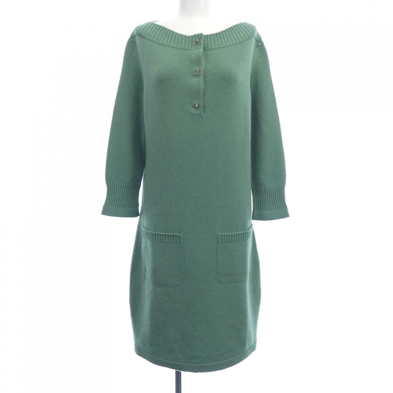 Chanel P44445K04654 Cashmere Dress