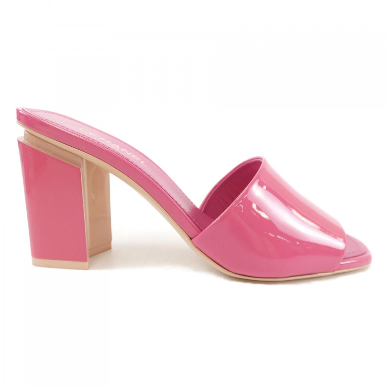 Chanel G38688Y55660 Patent Calfskin Sandals