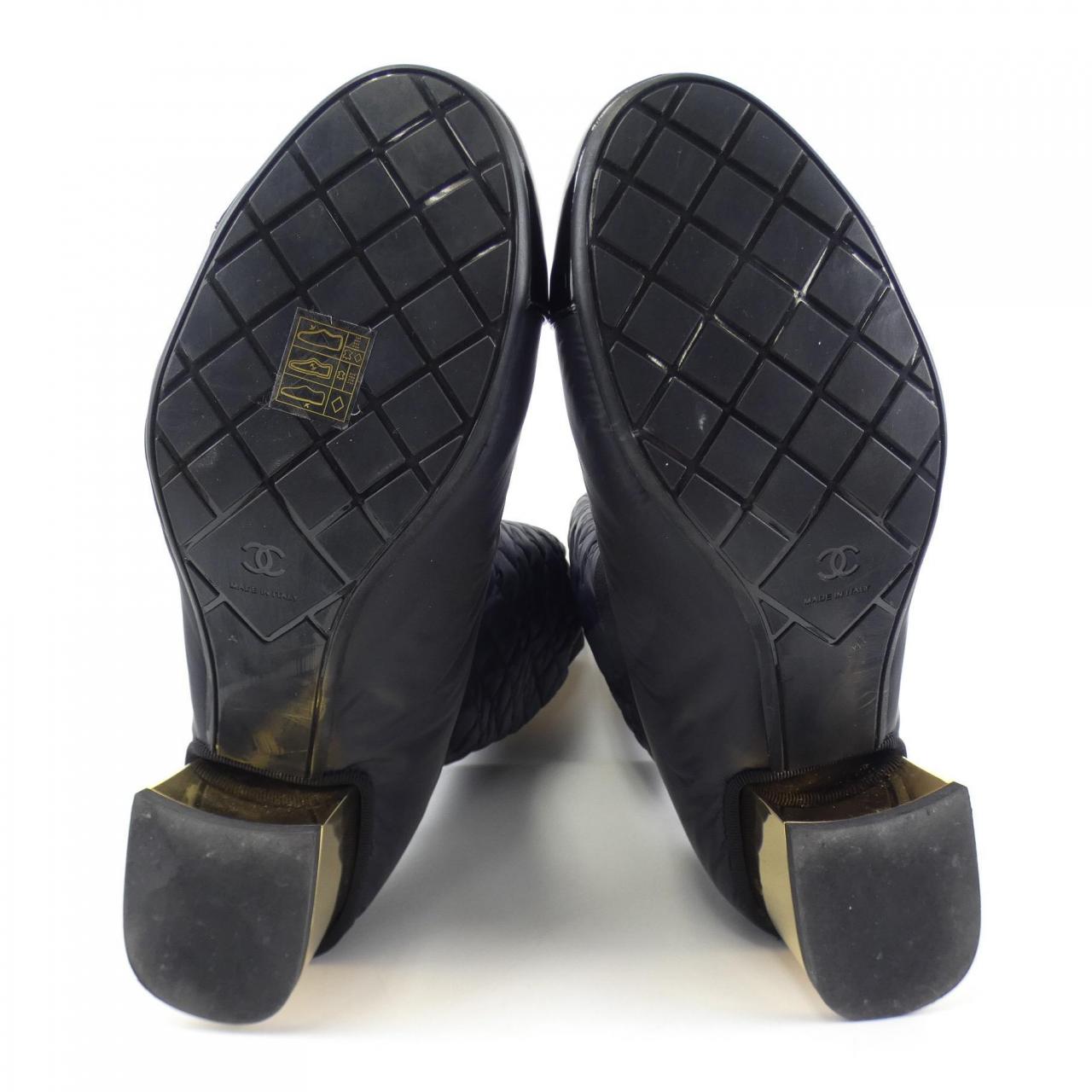 Chanel G38428Y55553 Fabric Lambskin Patent Calfskin Boots