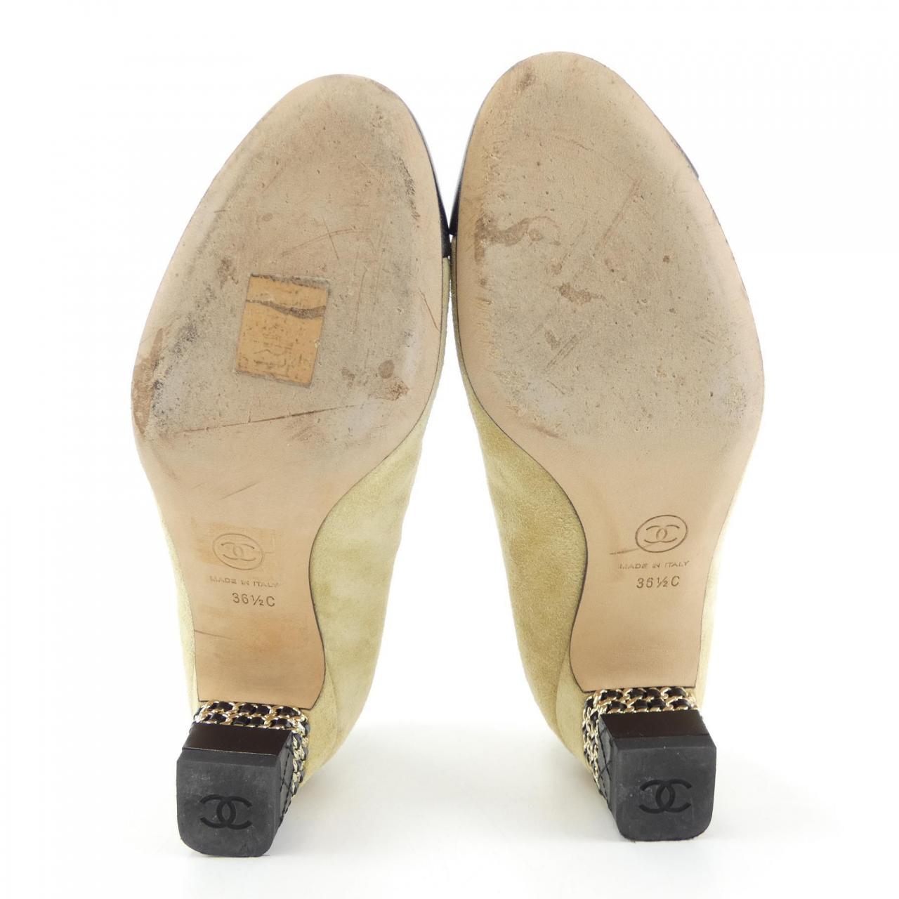 Chanel G35395Y53622 Suede Calfskin Lambskin Pumps