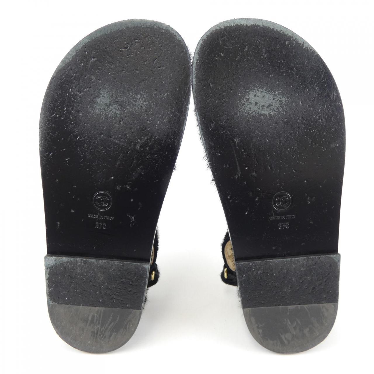 Chanel G35927Y56034 Harako/Calfskin & Suede Calfskin Sandals