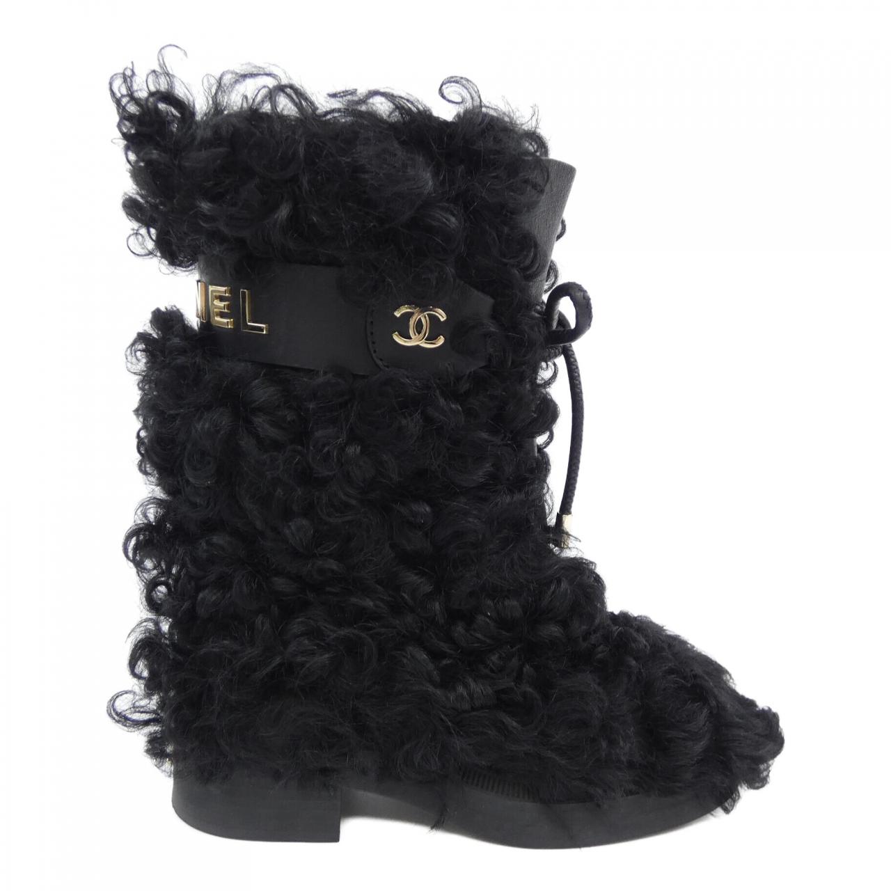 Chanel Shearling Sheepskin Boots