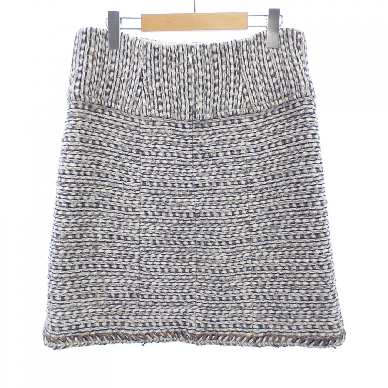 Chanel P59952V45402 Cashmere Blend Skirt