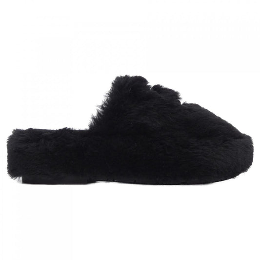 Chanel G45984B17892 Shearling Lambskin Sandals