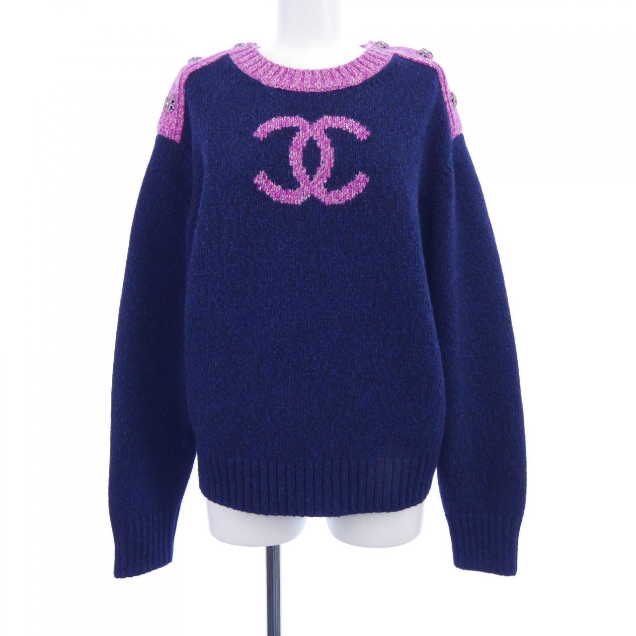 Chanel P73911K10586 100% Cashmere Knitwear